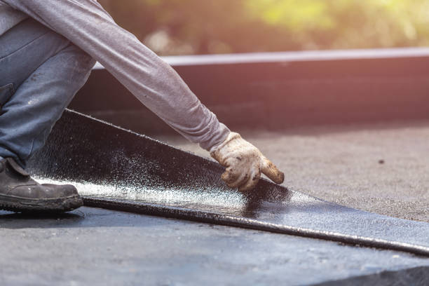 Professional Emergency Waterproofing technician working in Hollansburg, OH